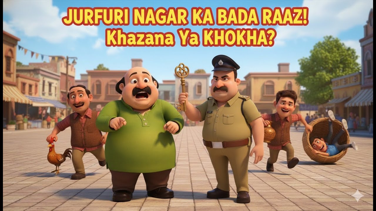 Jurfuri Nagar Ka Bhedi Raaz | Purana Khazana Milla? | Comedy Animated Story