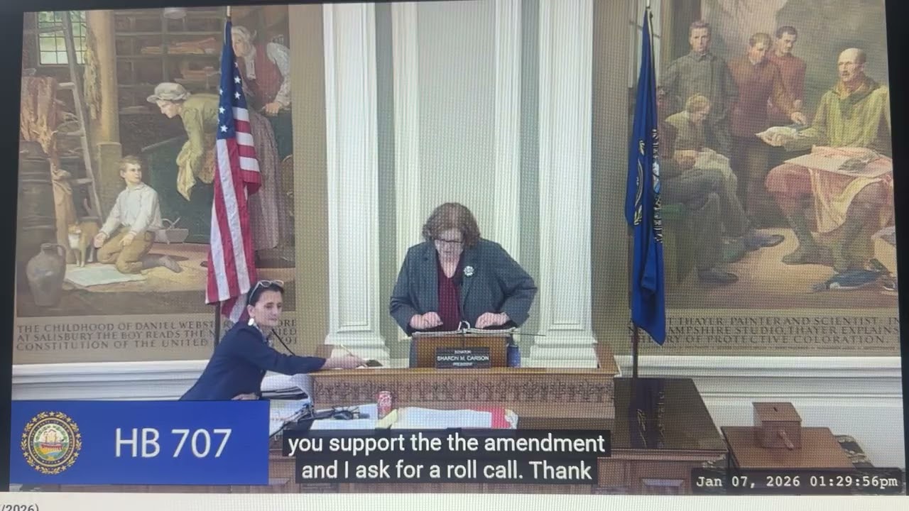 NH State Senate Approves Pearl-Amended HB707 Targeting Bethlehem On Behalf Of NCES Expansion 1/7/26