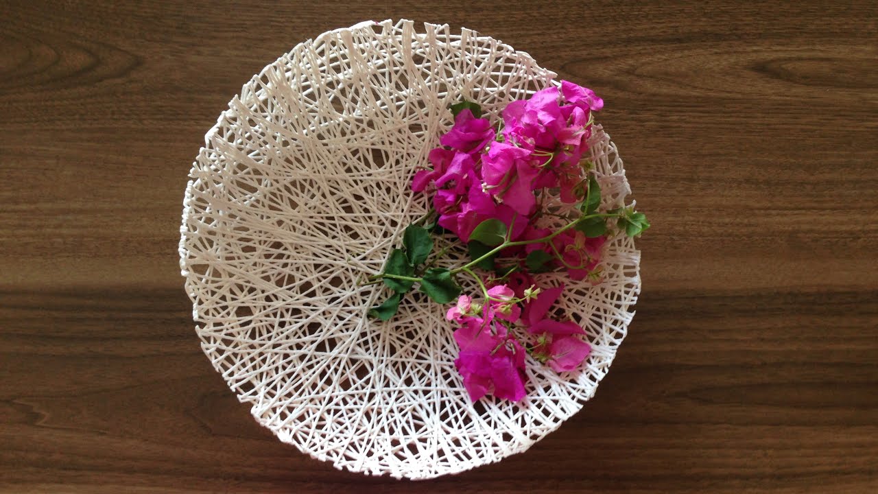 diy macrame rope basket, makrome ipten sepet yapımı