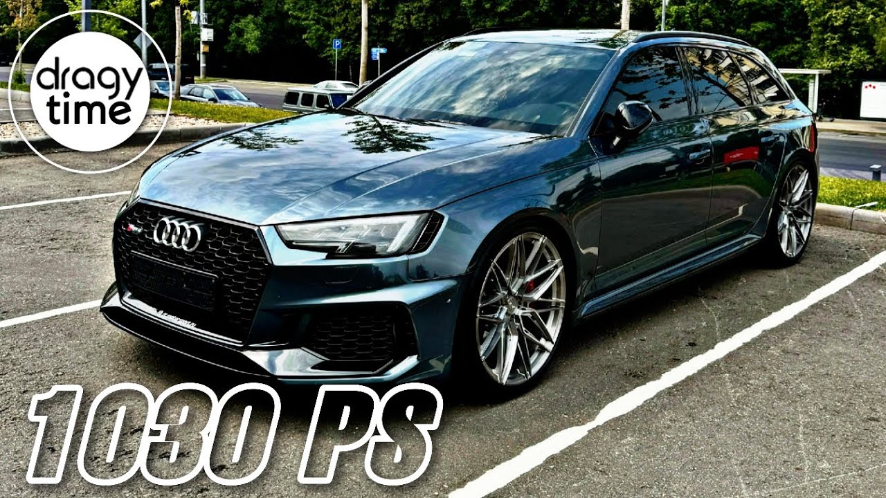 1030 PS Audi RS4 B9 Avant Stage 4 | Extreme acceleration from 0-100 100-200 Km/h & 0-60 60-130 mph