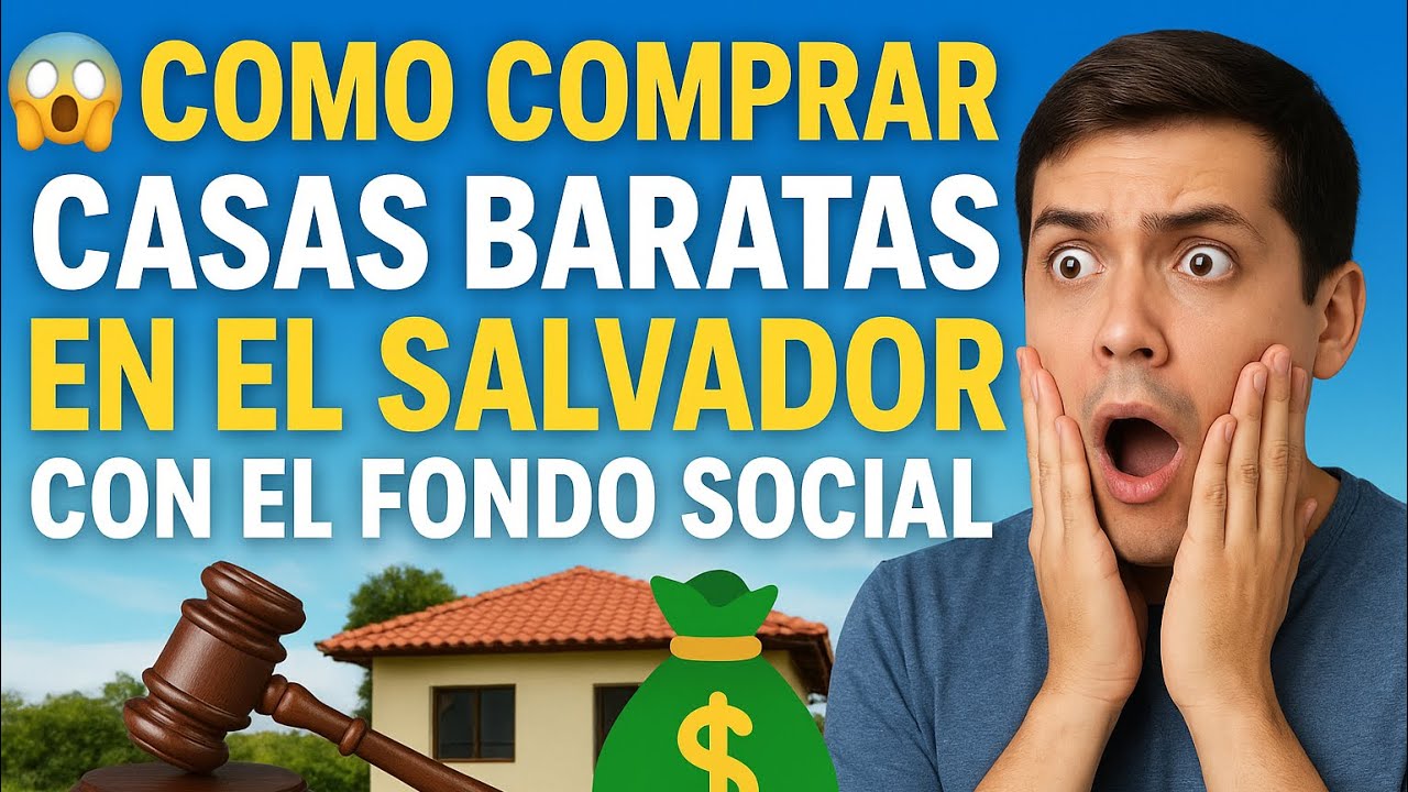 😱COMO COMPRAR CASAS BARATAS EN EL SALVADOR CON EL FONDO SOCIAL - SUBASTAS - SECRETOS INMOBILIARIOS 🤑