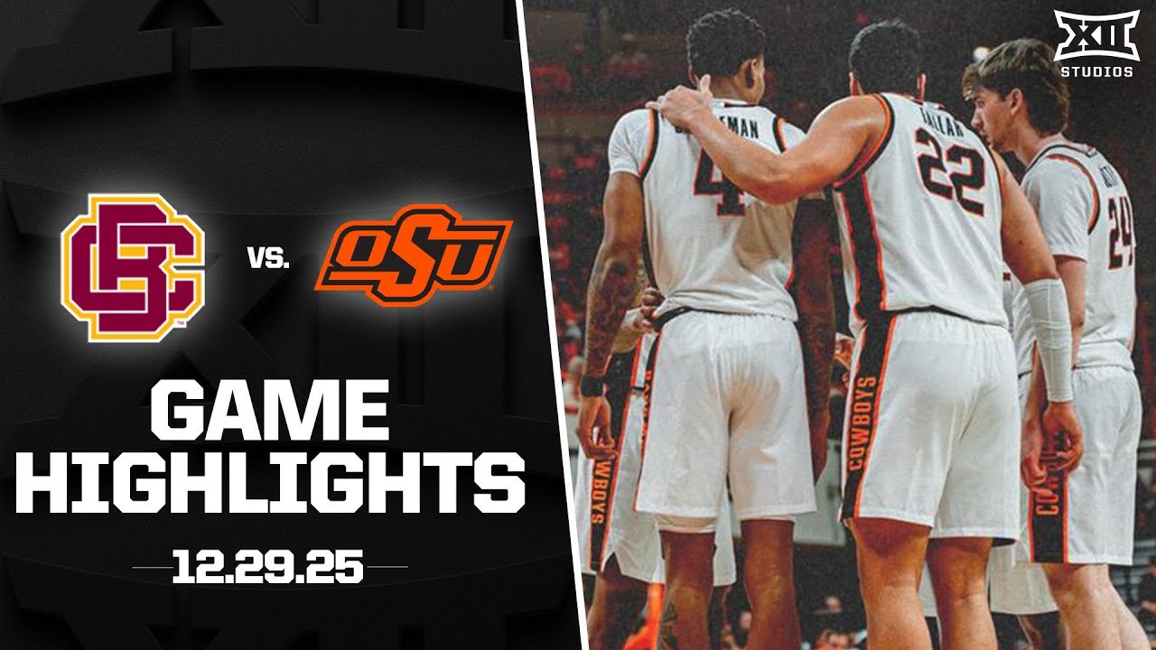 Bethune Cookman vs. Oklahoma State Game Highlights | 2025-26 Big 12 Men’s Basketball