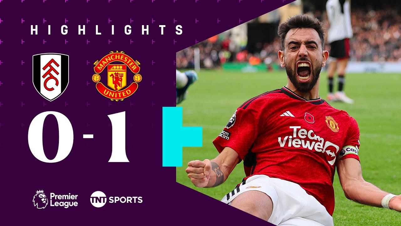 Bruno Fernandes Scores Stoppage Time Winner! 🔥 | Fulham 0-1 Man United | Premier League Highlights
