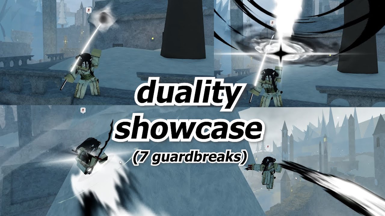ALL DUALITY MOVES SHOWCASE (11 MOVES 7 GUARDBREAKS!) | Type Soul