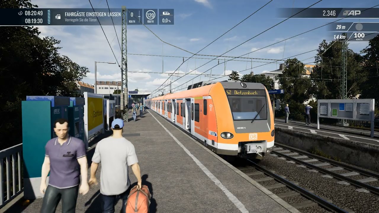 TrainSimWorld 2025 Gameplay Eine S Bahn mit Tommy auf der S2