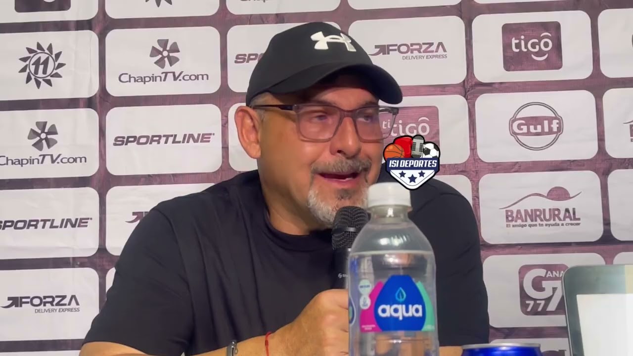 COMUNICACIONES 2-3 COBÁN IMPERIAL / declaraciones del técnico Martín García 