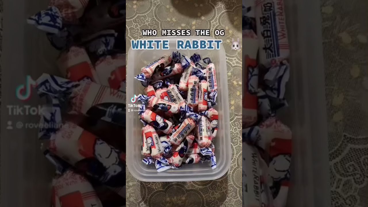 WHITE RABBIT | #trending #youtubeshorts #youtube #viral #whiterabbit #candy #candies #yummy