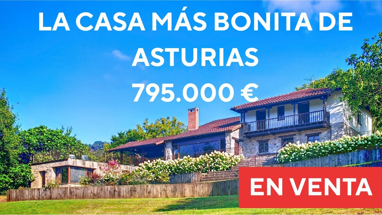 La casa más bonita de Asturias está en venta!! Te robará el corazón. #asturias #casaenventa