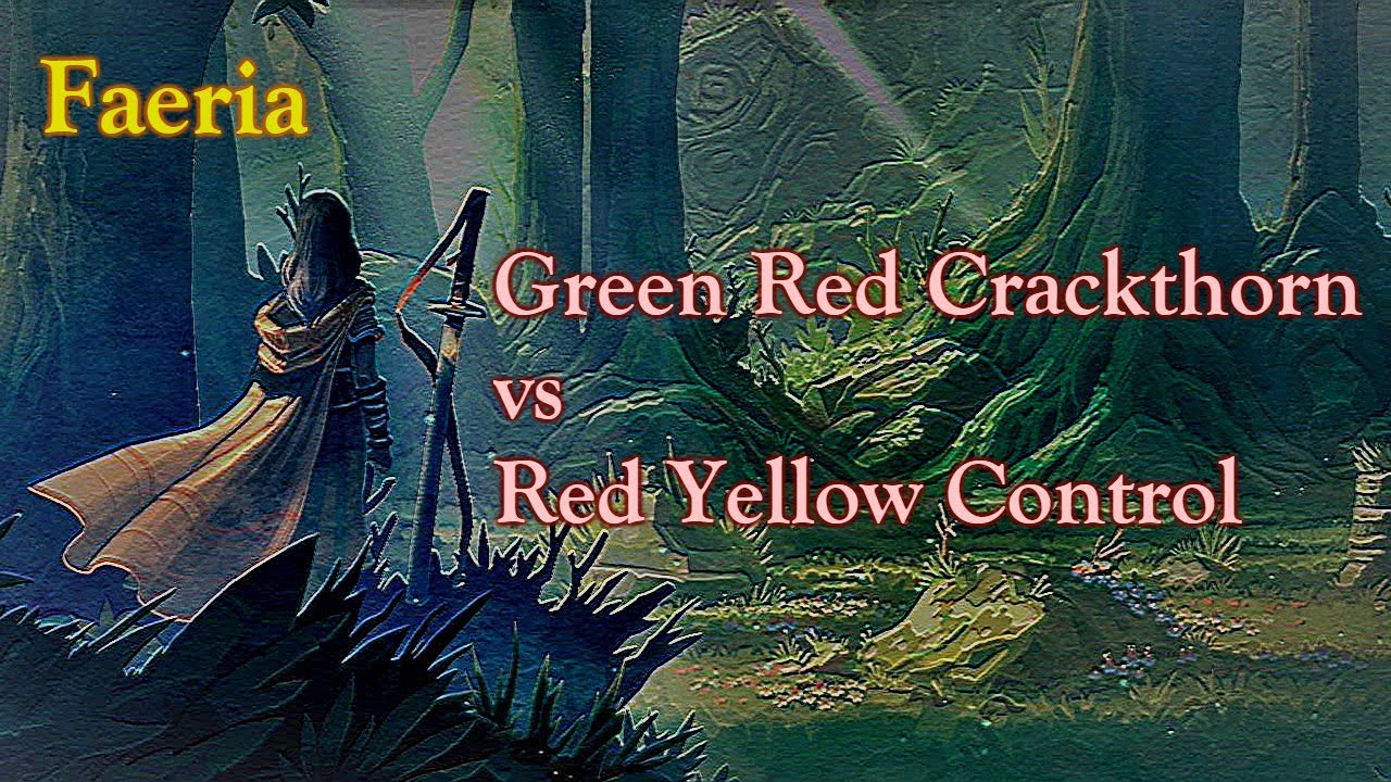 Faeria - Green Red Crackthorn vs Red Yellow Control (English)