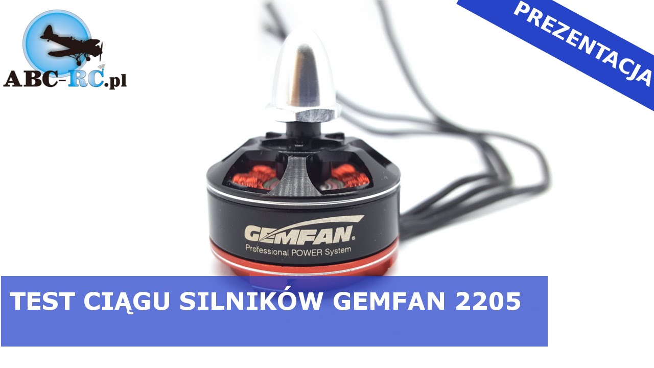 Test silników GEMFAN 2205 2300KV w terenie - ABC-RC.PL