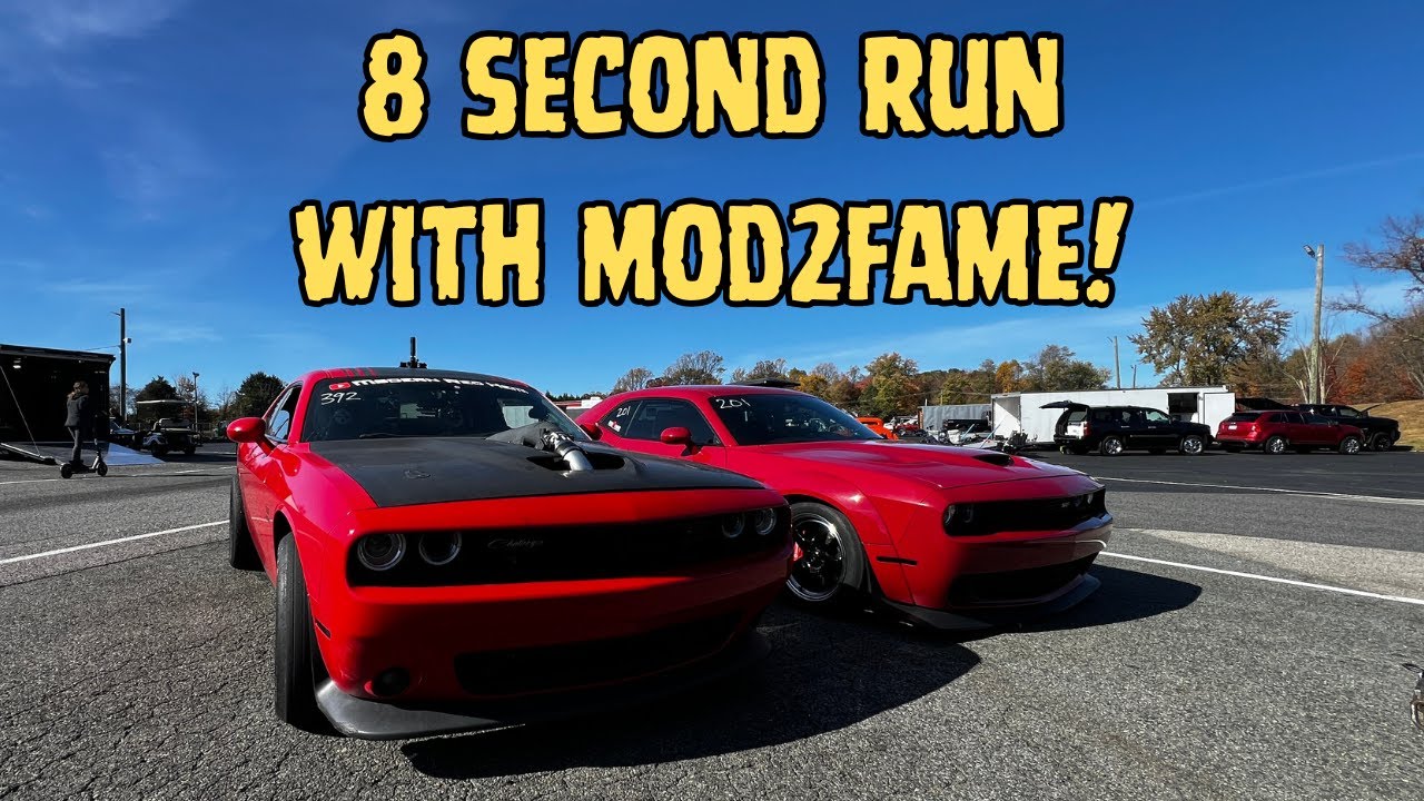 Chilling With @mod2fame: Watch The 6.4/392 Hemi Blaze Through Another 8 Second Pass!