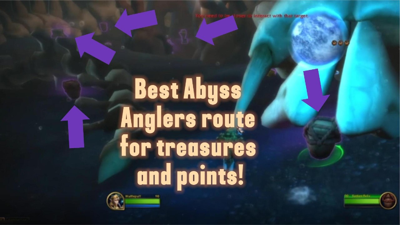 Great route for most points in Abyss Anglers!