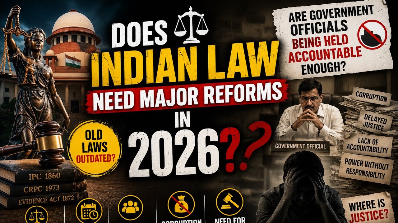 Does Indian Law Need Major Reforms in 2026? Are Government Officials Being Held Accountable Enough?