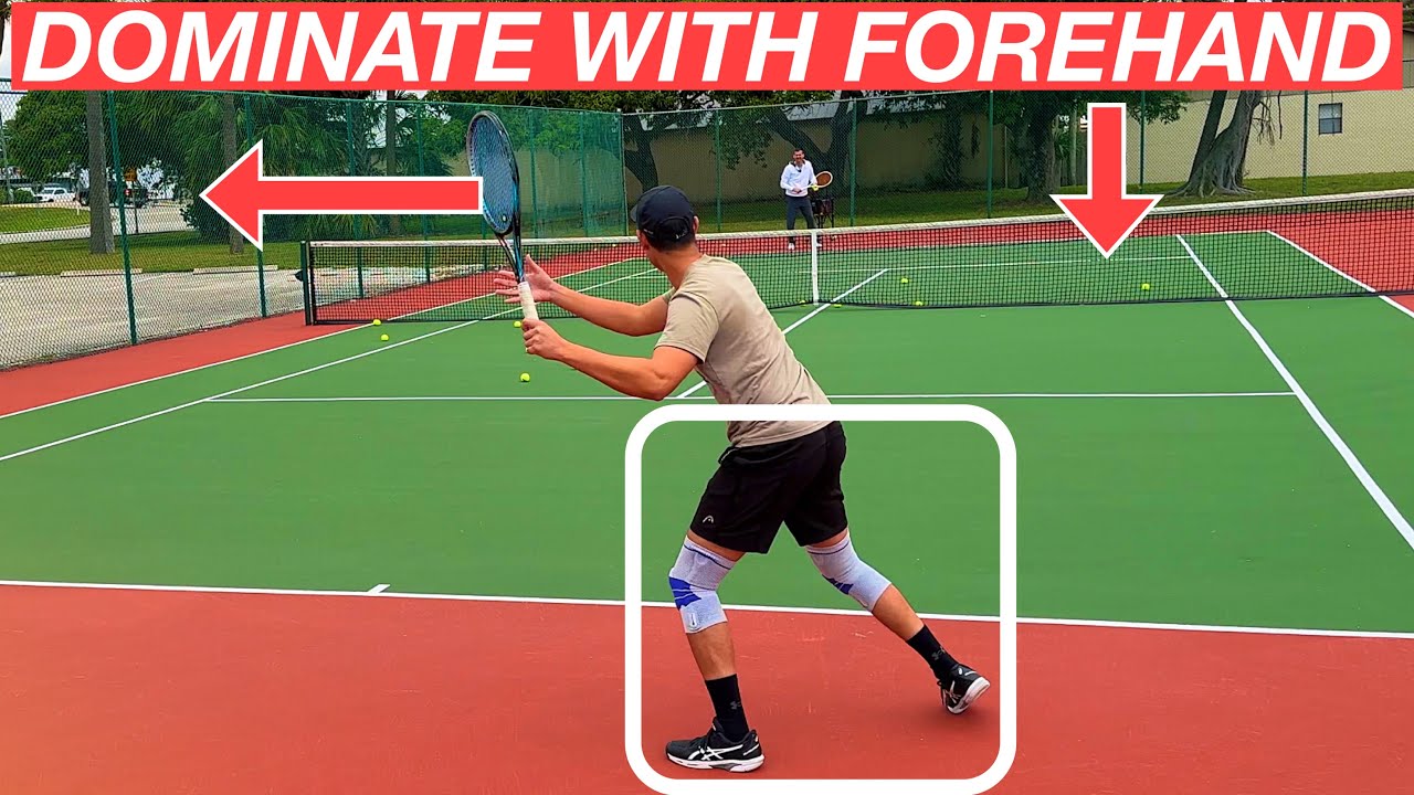 How to to Improve Forehands From the Backhand Side | 4.5 NTRP Tennis Lesson
