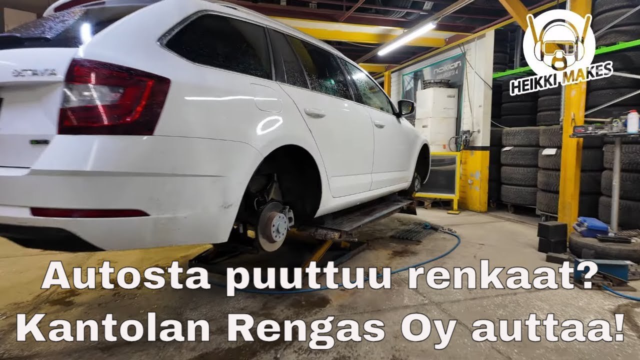 Autoon uudet renkaat Kantolan renkaalta