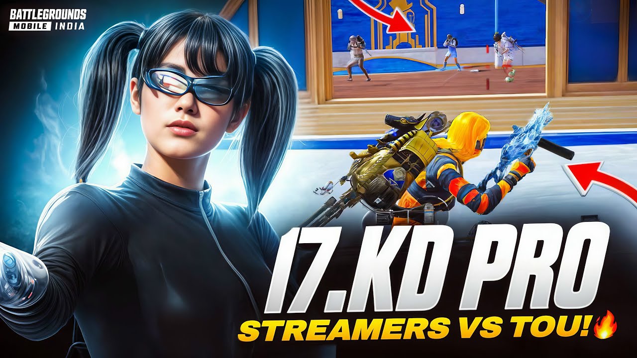 17 K/D Pro Streamer VS Touop | Most Intense Clutches Fastest 1v4 in Conqueror Lobby 🔱