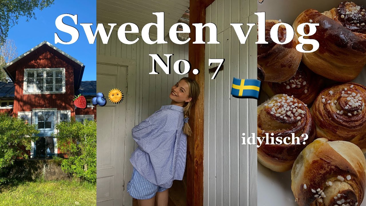 Vlog No.7 🇸🇪🫐🍓🌞☕️