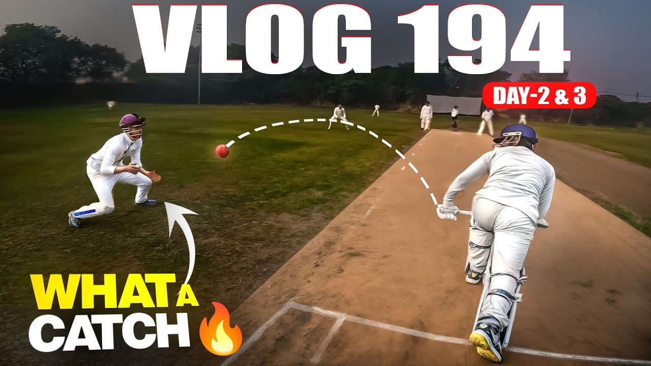 Short-leg Best Catch EVER🔥| 170 Overs of Wicketkeeping😲| Cricket Cardio Test Match Vlog