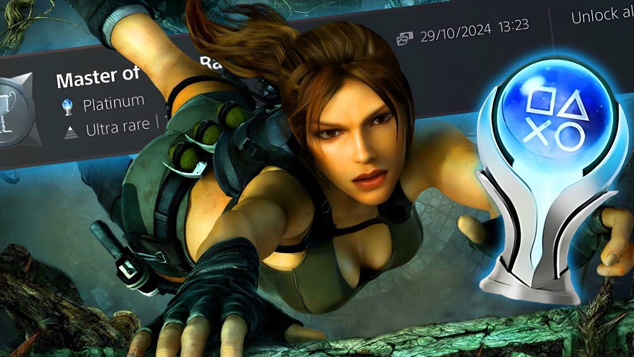 Tomb Raider Legend's Platinum Trophy was SURPRISINGLY FUN