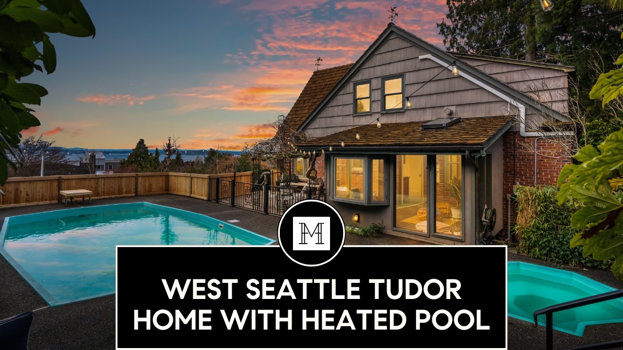 Rare Find in West Seattle! Tudor home with Heated Pool