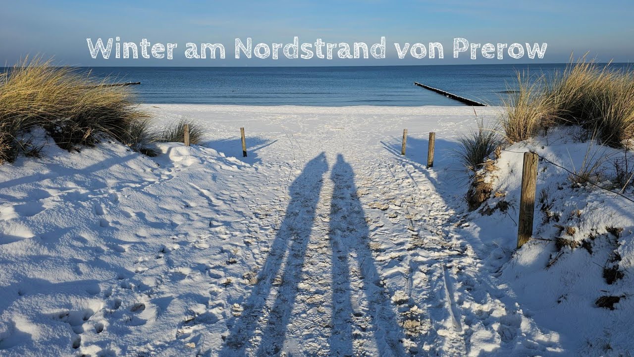 Winter am Nordstrand Prerow-Meiningenbrücke-Barthe