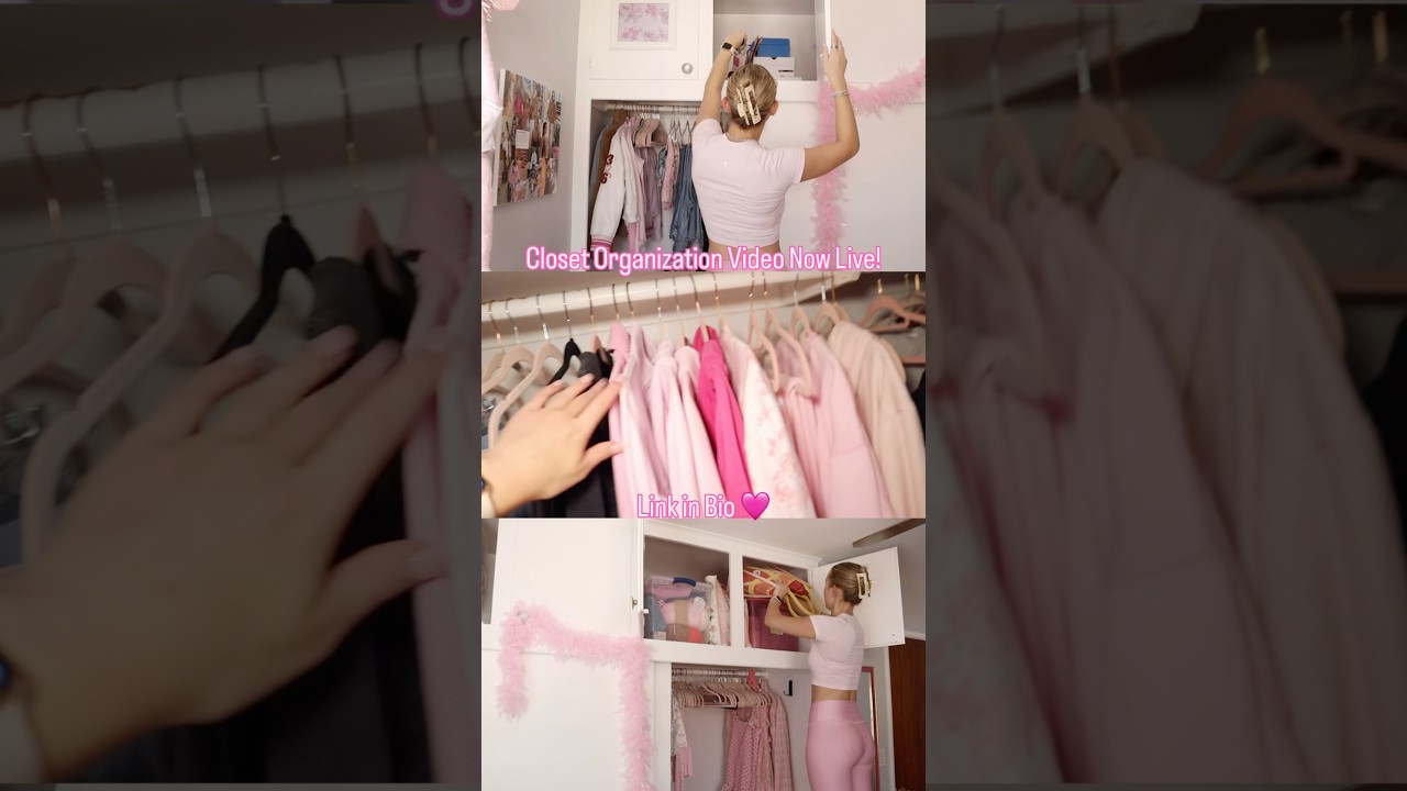 #girlyvlog #preppyvlog #pinkaesthetic #closetorganization #closetcleaning #closetcleanout #outfit