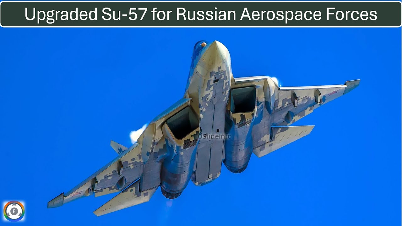 Модернизированный Су-57 для Воздушно-космических сил России.