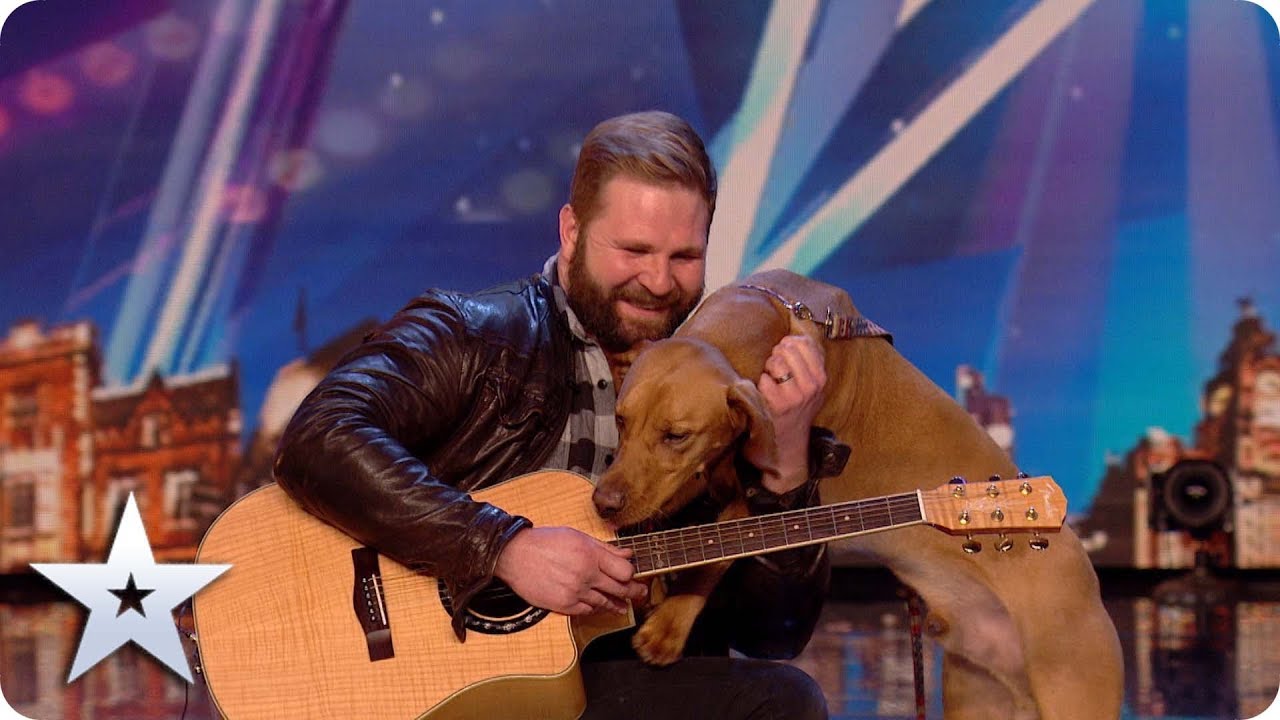 Meet Aaron and Buddy: the amazing SINGING DOG! | Auditions | BGT: Unseen