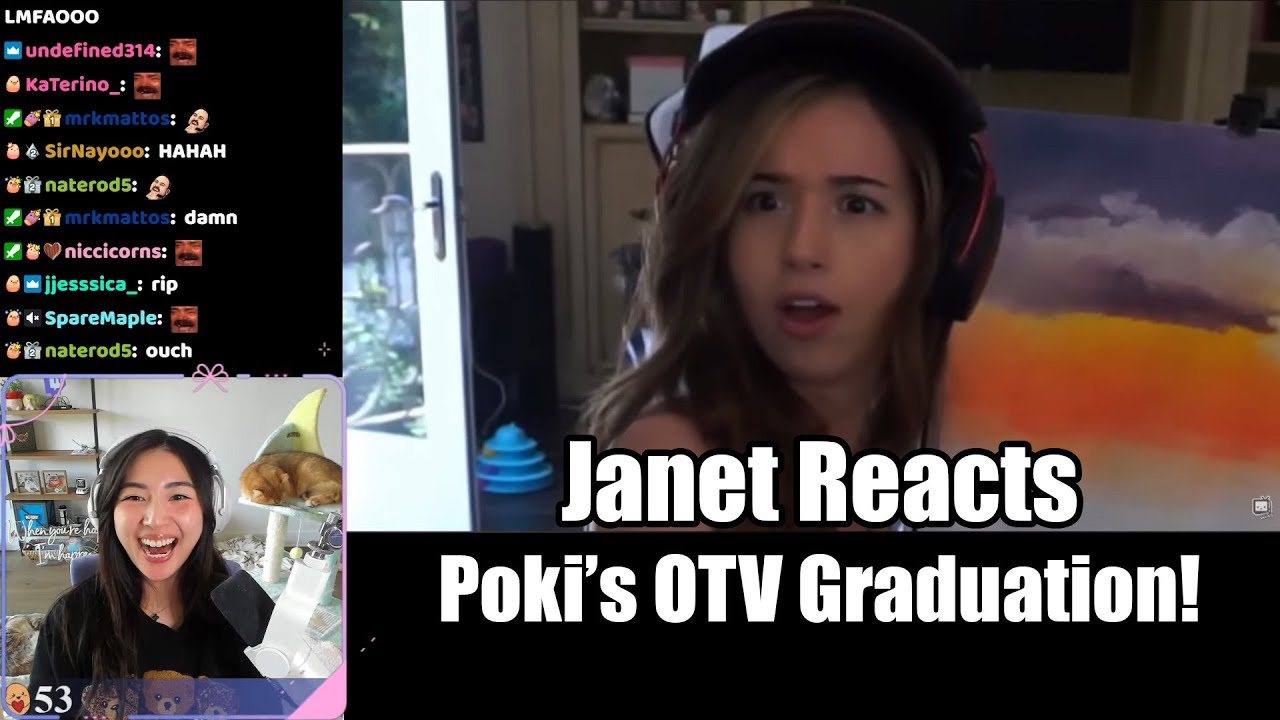 [Janet Reacts] Pokimane's OfflineTV Graduation and Her Best Stream Clips!