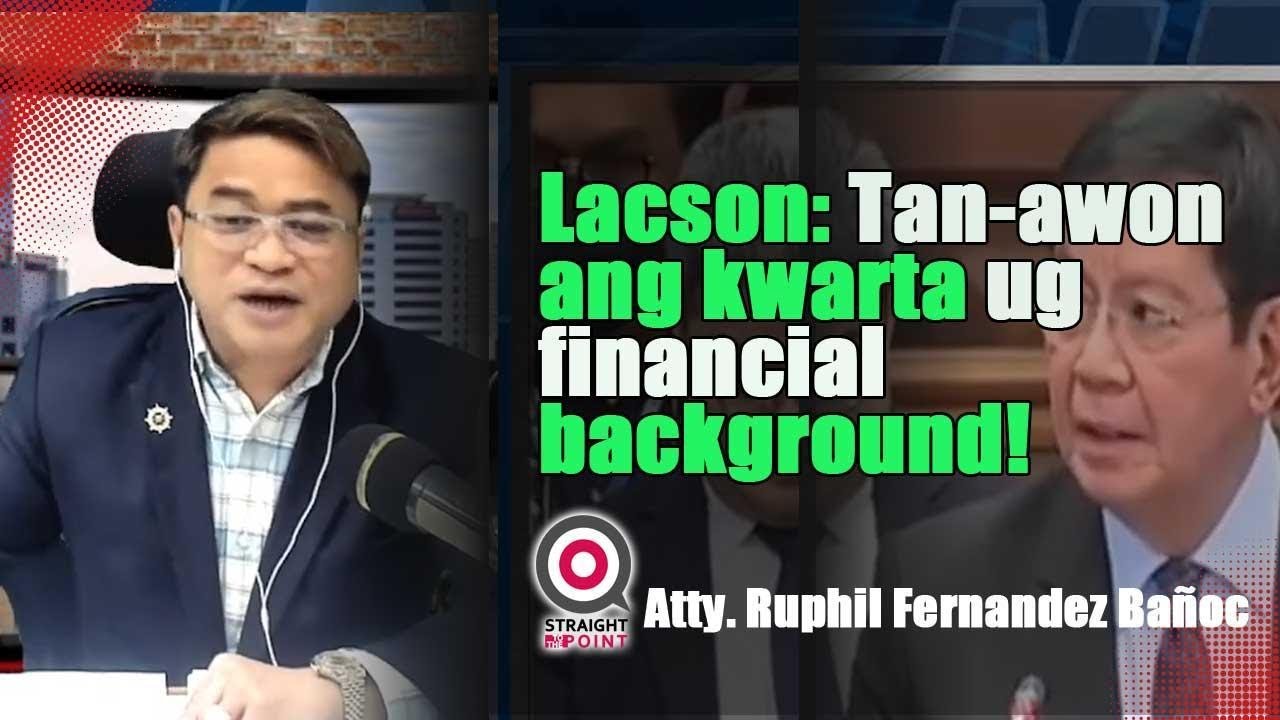 Balik si Ping Lacson! I-imbestigahan ang kwarta ug limpyo-on ang Blue Ribbon!