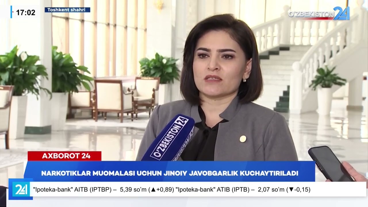 Narkotiklar muomalasi uchun jinoiy javobgarlik kuchaytiriladi I Ахborot 24 (09.02.2026)