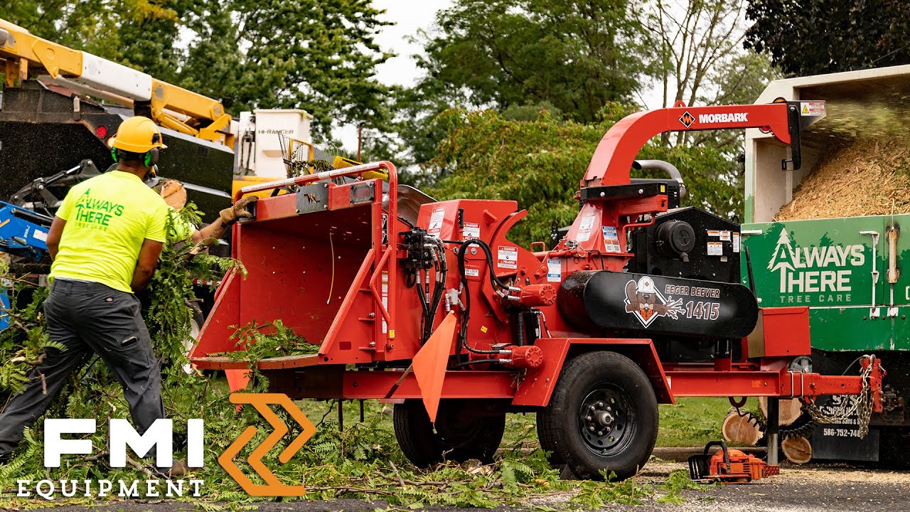Morbark 1415 Chipper + Always There Tree Care - FMI Equipment