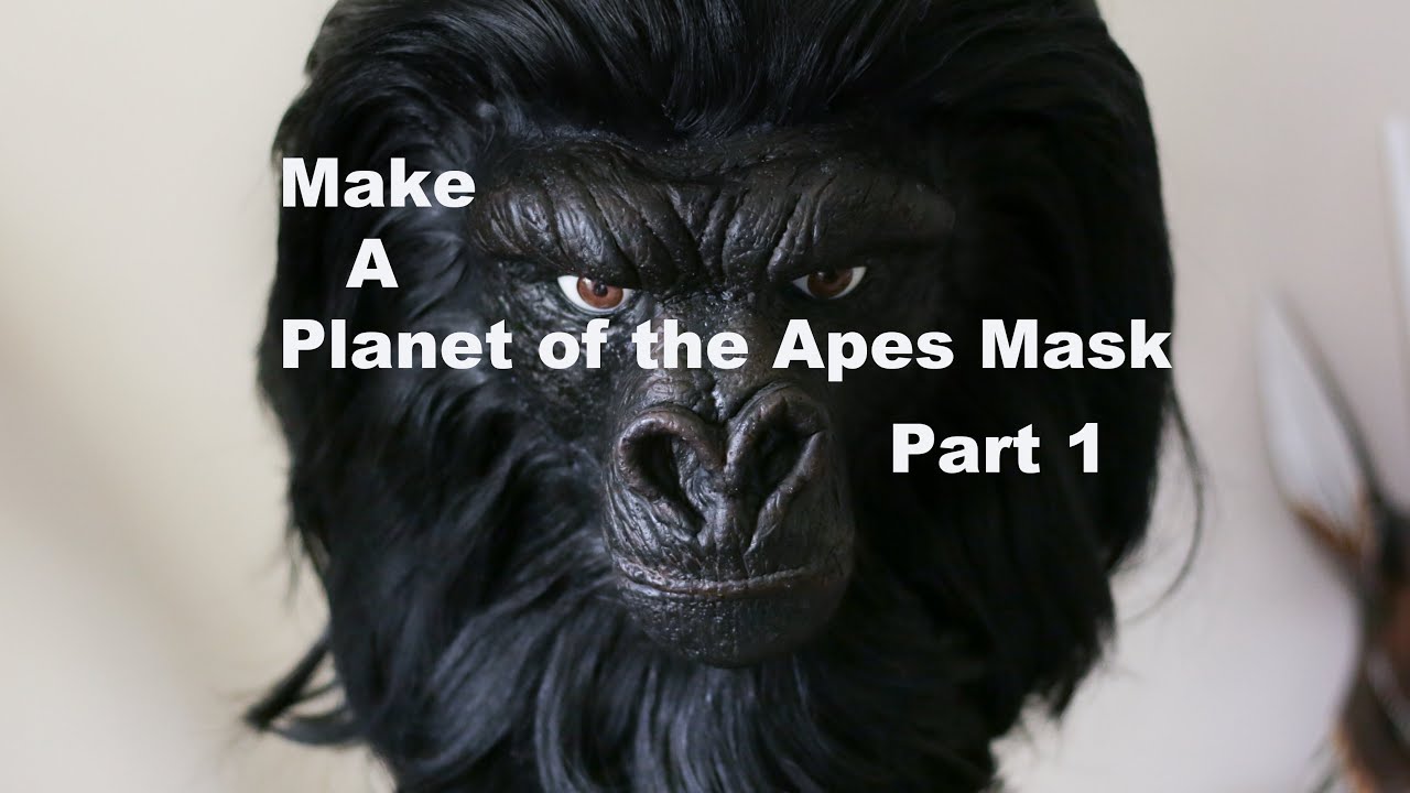 Planet of the Apes mask making part 1…with the Bohemian Artist David￼ Domingo
