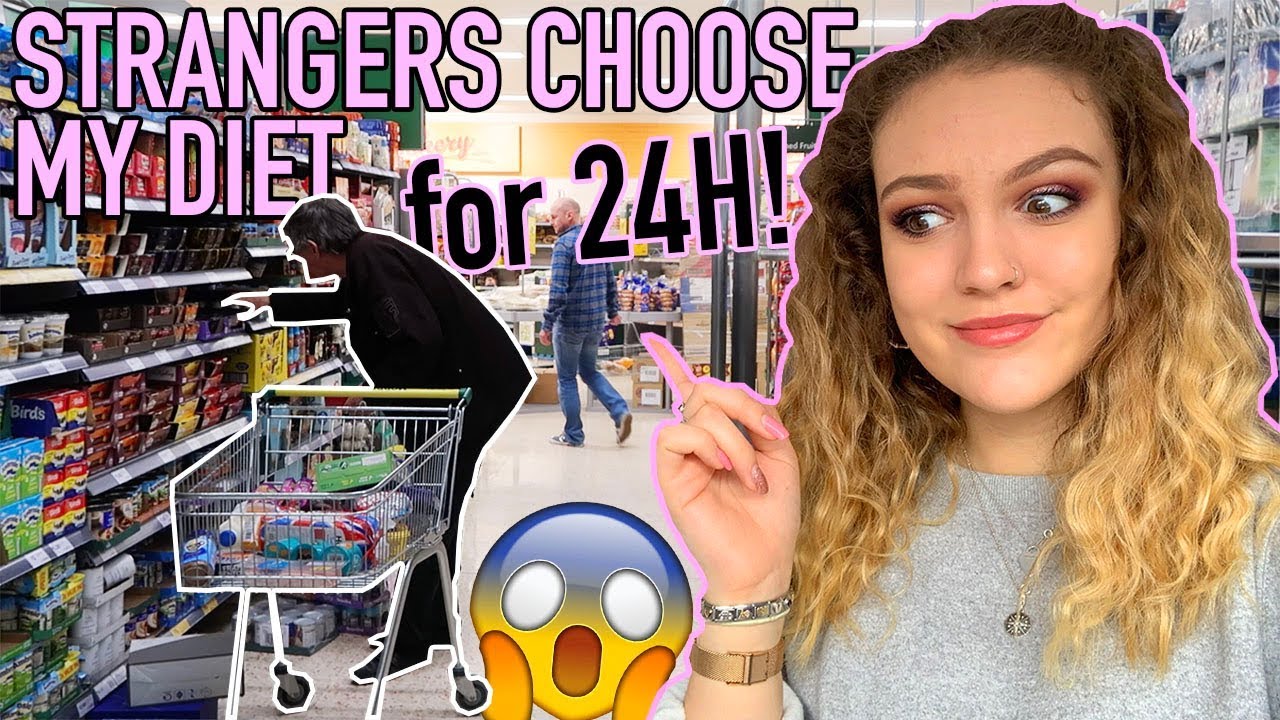 I LET COMPLETE STRANGERS DECIDE WHAT I ATE FOR 24H...😱