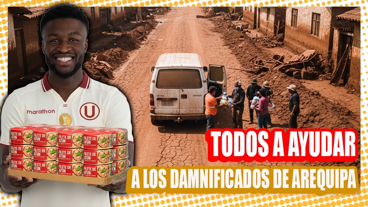 LA GARRA QUE NOS UNE: Universitario lanza campaña para ayudar a Arequipa.
