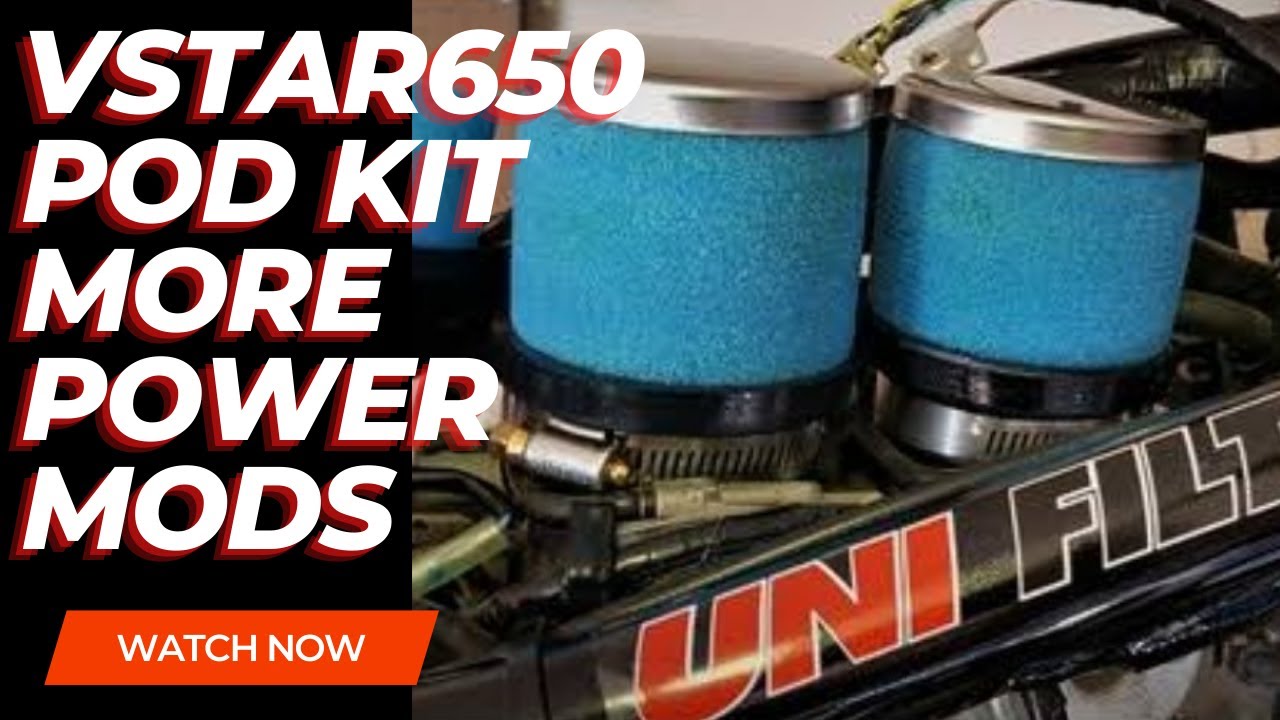 YAMAHA V STAR 650 MORE POWER | YAMAHA V STAR 650 MODIFIED | YAMAHA V STAR 650 POD KIT INSTALL
