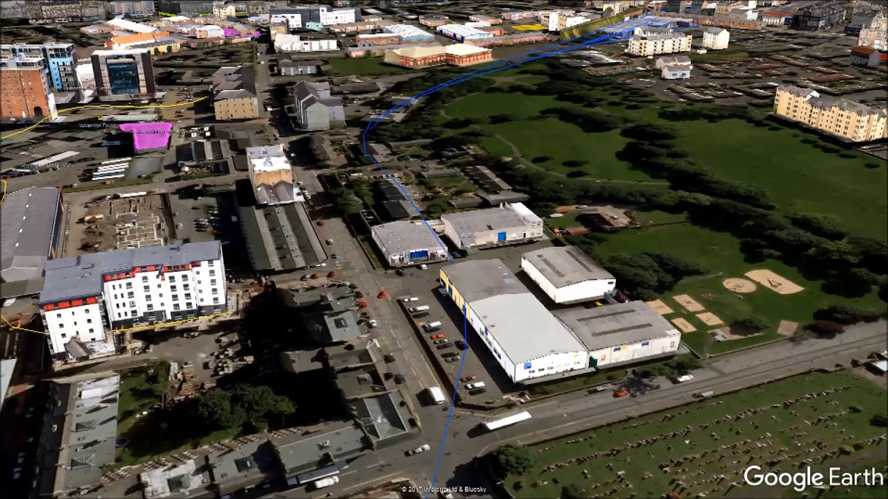 Caledonian Railway Flyby - the Leith New Lines