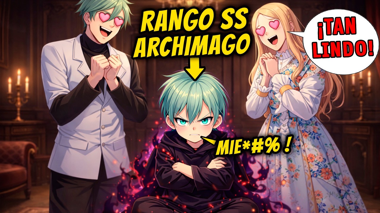 ÉL Es El MAGO OSCURO RANGO SS MÁS FUERTE Pero Todos Piensan Que Es Un NIÑO ADORABLE… Manhwa Resumen