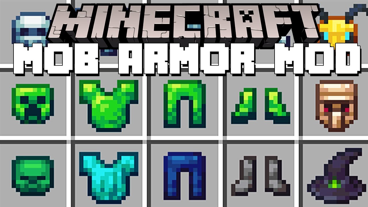 Minecraft MOB ARMOR / WEAR MOBS MOD! (Minecraft Mods)