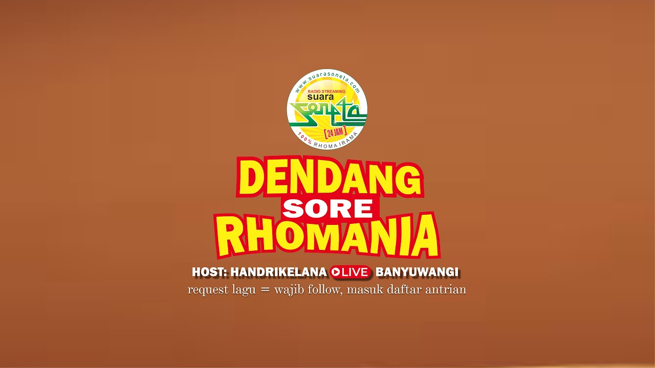 Suarasoneta – Dendang Sore Rhomania 5 September 2025 | Official Music Video