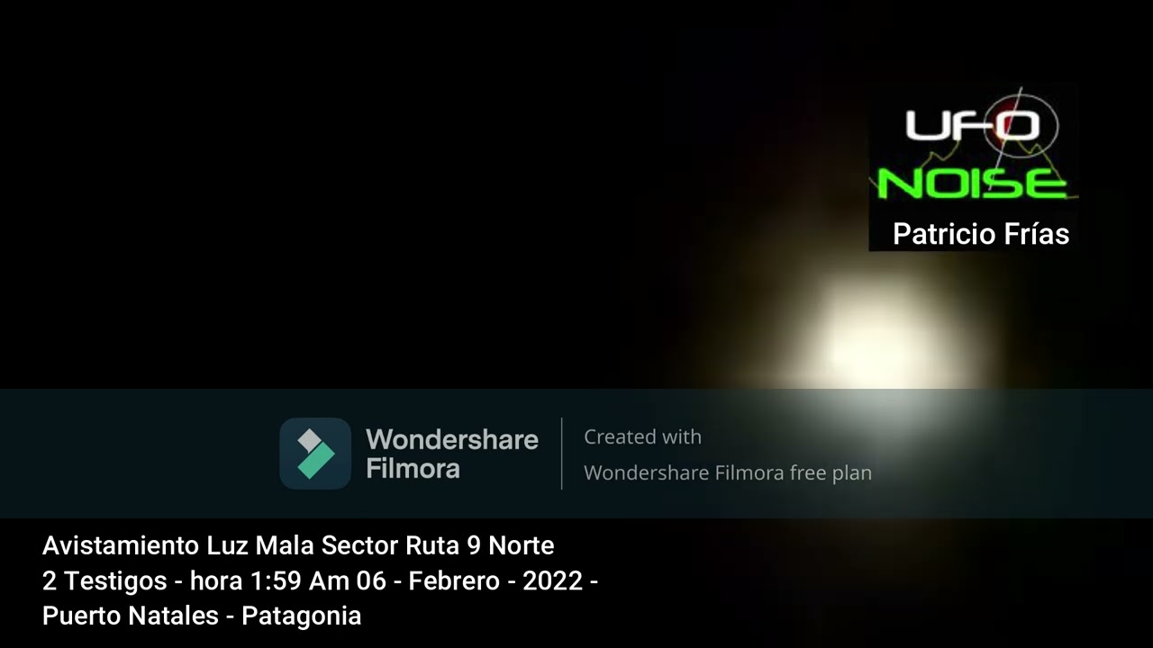 UFO NOISE PATAGONIA Luz Mala en Carretera 2022