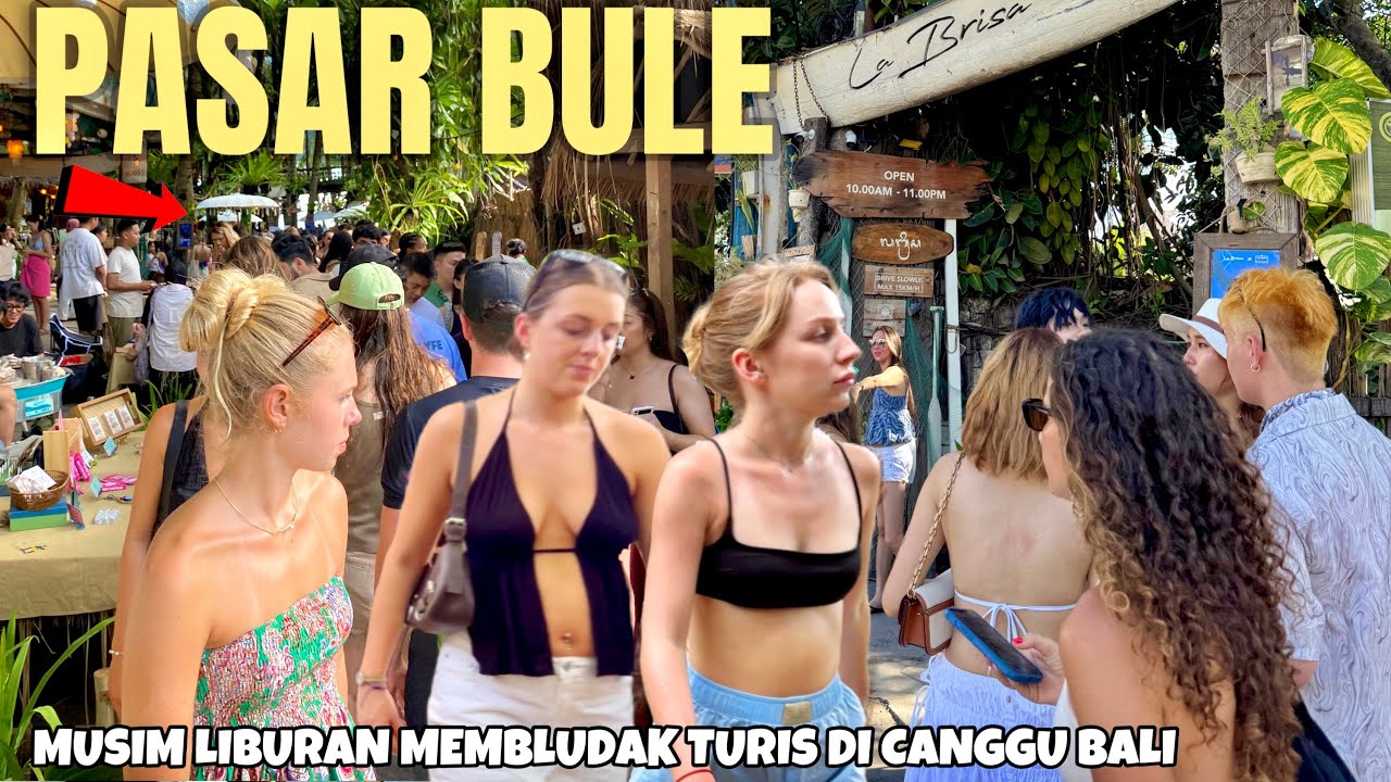 MELIHAT PASAR BULE DI CANGGU BALI | SUNDAY MARKET LA BRISA CANGGU BALI