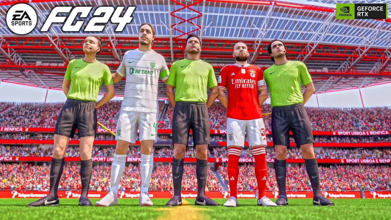 EA FC™ 24 | SL BENFICA Vs. SPORTING CP - Liga Portugal [4K60FPS] PC Full Gameplay #fc24