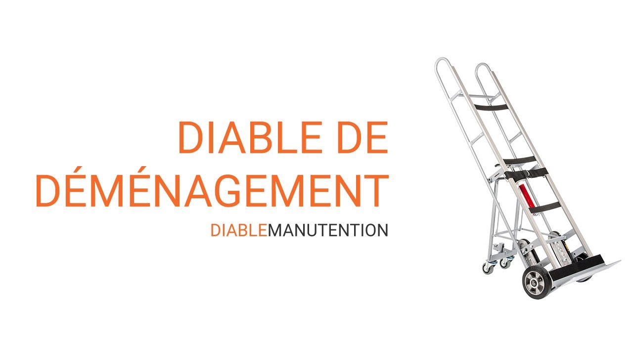 Diable de d&eacute;m&eacute;nagement pour les d&eacute;m&eacute;nageurs professionnels -  Diable Manutention