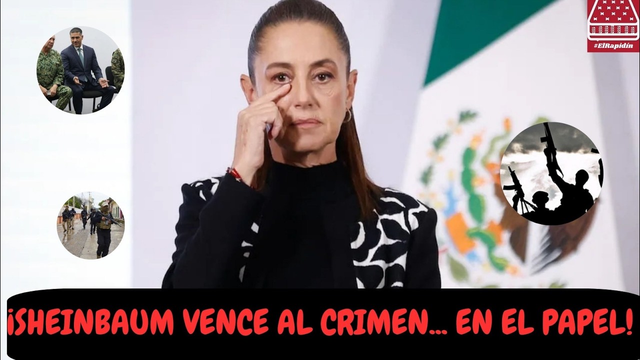 ¡SHEINBAUM VENCE AL CRIMEN... EN EL PAPEL! #ElRapidínEnVivo 10-feb-26