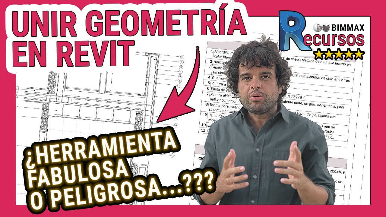 UNIR GEOMETRÍA en REVIT ✅ Herramienta ¿Fabulosa o ⚠️PELIGROSA⚠️? ¡NO solapes Muros con Suelos...!!!