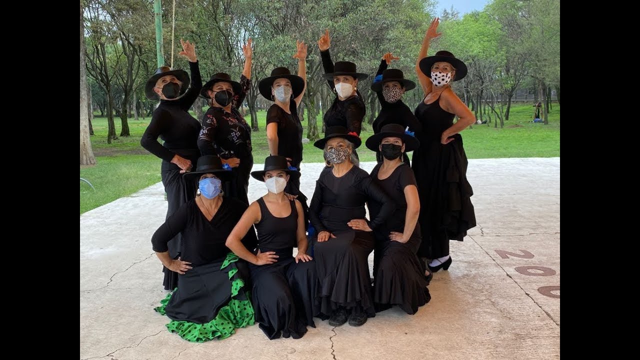 Garrotín. Grupo de baile flamenco nivel básico.