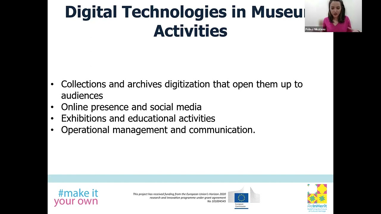 Creating value for museums: heritage professionals & audience requirements for digital technologies