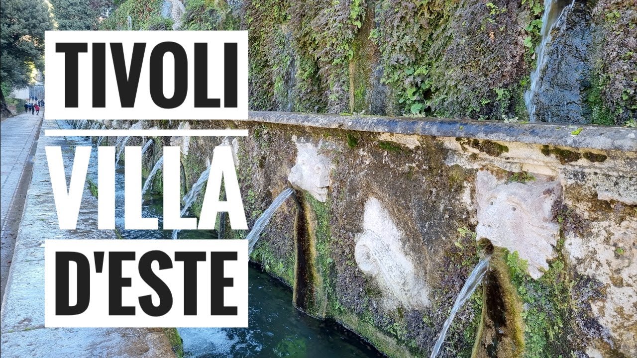 TIVOLI / VILLA D'ESTE - un tour nella bellissima villa del rinascimento italiano