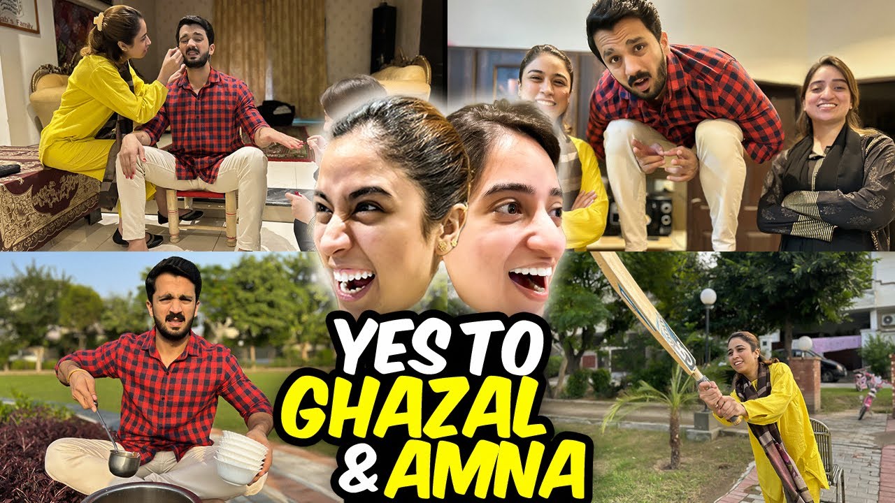 On High Demand Saying Yes to Ghazal & Amna🙄Meri zindagi ka mushkil tareen Vlog...😭